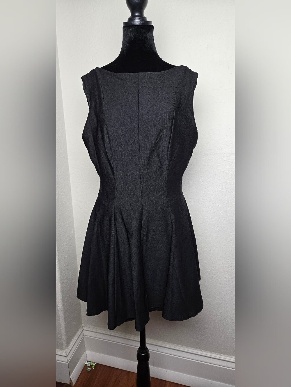 Classic Black Fit-and-Flare Dress